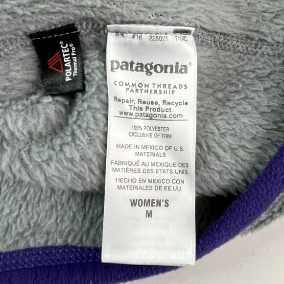 Patagonia Re Tool Snap T Fleece Synchilla Pullover Jacket M Hiking cabincore - Picture 11 of 13